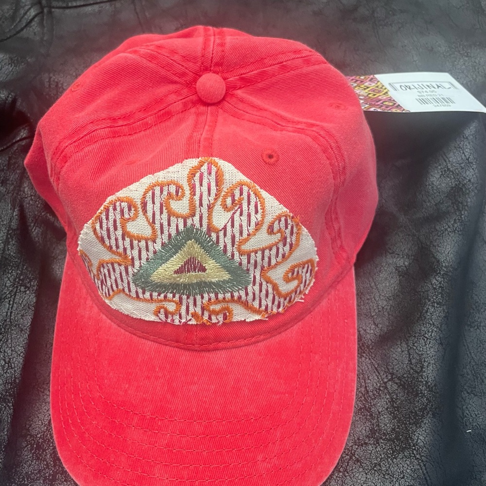 Kilim baseball cap - Red - Picture 2 of 6